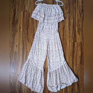Japna Floral Jumpsuit - Size S - Stretchy & Long